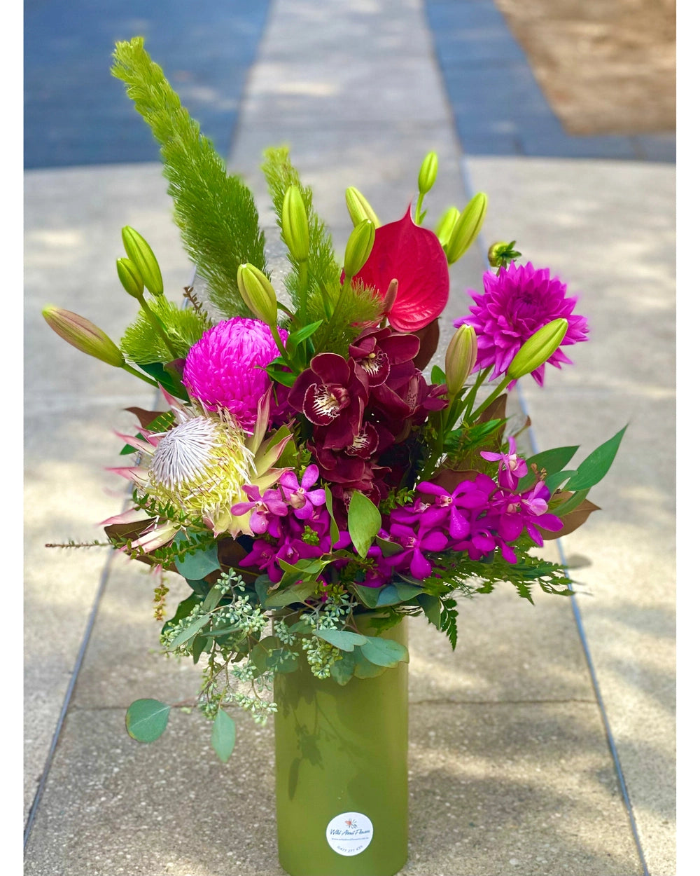 Orchids flowers mix