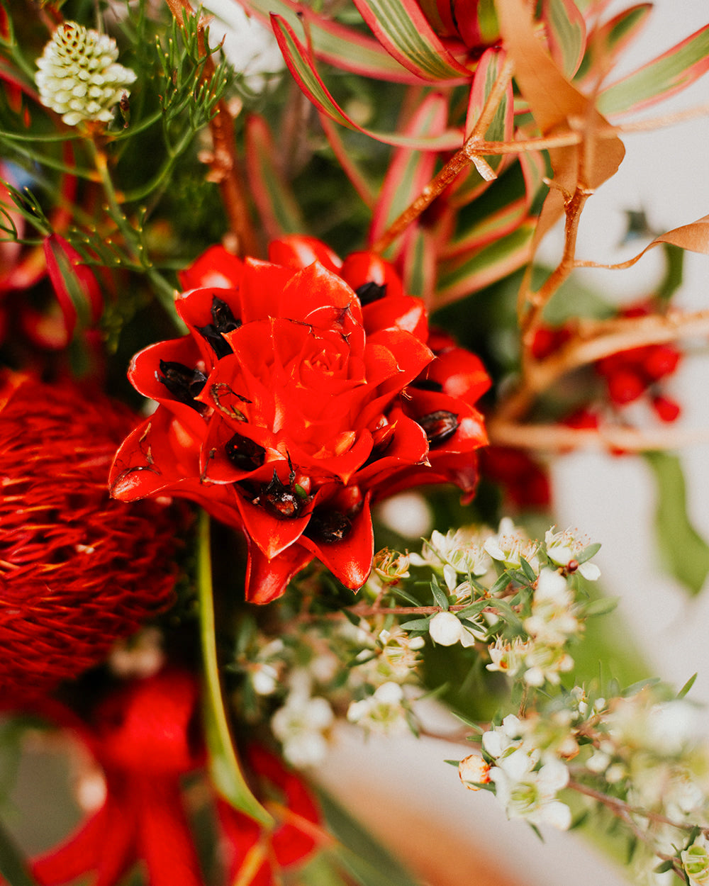 Festive Arrangement with Vase