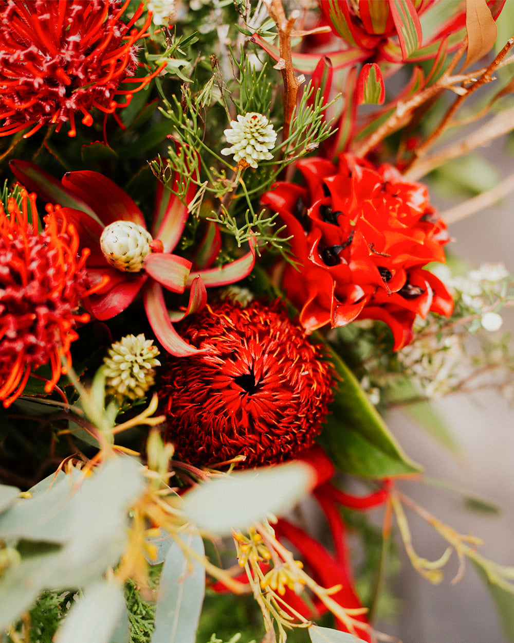 Festive Arrangement with Vase